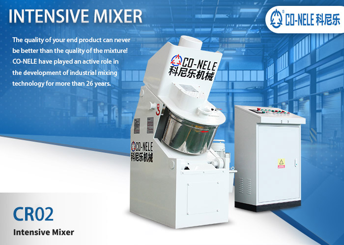 Mezclador intensivo CR02 para granular polvo cerámico